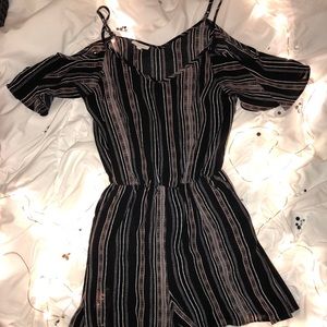 Striped romper